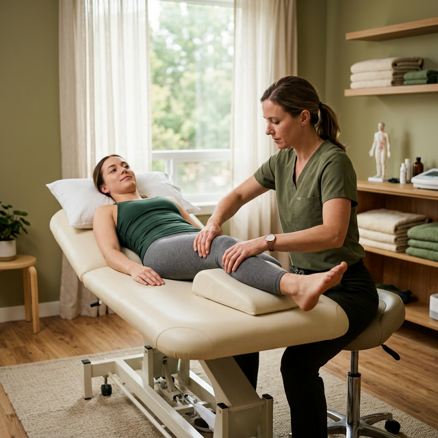 Sesión de Kinesiología en Equilibra